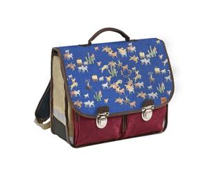 Quo Vadis - Cartable scolaire - Louise & Arthur - Cowboy - 38x30x14 cm Toile (polyester) - 2 compartiment(s) - Avec bretelles et poignée