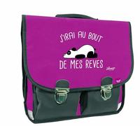 Quo Vadis - Cartable scolaire - Shaman - Bout de rêve - 38x30x14 cm - Toile (polyester) - 2 compartiment(s) - Avec bretelles et poignée