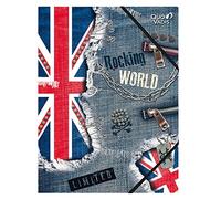Quo Vadis - Collection : Cities - CHEMISE A ELASTIQUE - Format 24x32 cm idéale pour le rangement de documents A4 - Avec élastiques et rabats pour un stockage sécurisé - Drapeaux