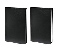 Quo Vadis - Collection : Impala ABP2 - Agenda civil - Journalier - Format : 12x17 cm - Coloris : Noir - Année : 2024 (Lot de 2)