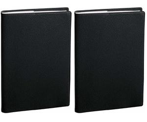 Quo Vadis - Collection : Impala RANDONNEE - Agenda civil - Semainier - Format : 9x12,5 cm - Coloris : Noir - Année : 2024 (Lot de 2)