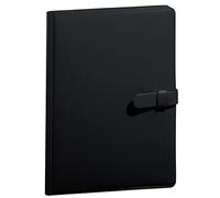 Quo Vadis - Collection : Soho - CONFERENCIER A4 pour porter vos documents en toute sécurité, idéal pour vos déplacements professionnels - Contient un bloc-notes de 100 feuilles - Noir Ebène