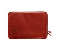 Quo Vadis - Housse ordinateur - Satiny - Rouge - 37x26x1,5 cm - Cuir pleine fleur de vachette - 1 compartiment(s)
