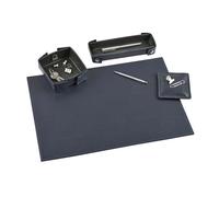 Quo Vadis - Kit - Satiny - Bleu marine - 46x31x3,5 cm - Cuir pleine fleur de vachette
