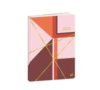 QUO VADIS Nova WEEKLY LARGE finition rasé vif Agenda civil Semainier 15 x 21 cm Navy Rose Année 2021 569022Q