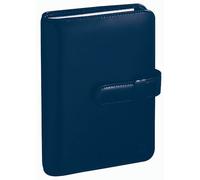 Quo Vadis - Organiseur - 2025-2026 - Timer 17 Prestige - Semainier Planning - Français - Montebello - Bleu - 16 mois de septembre à décembre - 10x17 cm - Cuir pleine fleur de vachetteavec répertoire