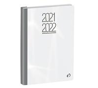 Quo Vadis Oslo 1281943Q Agenda scolaire multi-langues - Année 2021-2022 - Couleur transparente, format 12 x 17 cm - Journalier 12 mois - Papier blanc couverture souple en polypropylène, Oslo