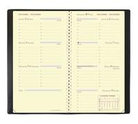 Quo Vadis Planorizon Spirale - Agenda hebdomadaire poche 8 8×17 cm vinyle recyclé