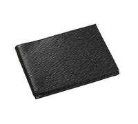 Quo Vadis - Porte-carte papillon - Eaton - Noir - 14x8 cm - Cuir pleine fleur de vachette