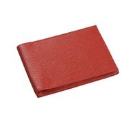 Quo Vadis - Porte-carte papillon - Eaton - Rouge - 14x8 cm - Cuir pleine fleur de vachette