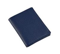 Quo Vadis - Porte-cartes/porte billets - Camargue - Bleu clair - 12x8,5x1,2 cm - Cuir pleine fleur de taurillon