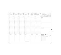 QUO VADIS - Recharge 16 mois - 2025-2026 - Planning SD - Semainier Planning - Français - 16 mois septembre-décembre - 18x24cm - Papier blanc