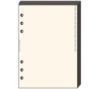 Quo Vadis - Recharge Organiseur - BLOC-NOTES T17 Ivoire - 10x17 cm - Papier Clairefontaine ivoire - Fabrication française