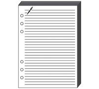 Quo Vadis Recharge Accessoires Organiseur Fiches Notes Timer 17 Blanc 10 X 17 Cm