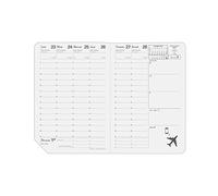 Quo Vadis - Recharge Agenda - 2026 - Affaires - Semainier Planning - Français - 13 mois de décembre à décembre - 10x15 cm - Papier Clairefontaine blanc - Fabrication française