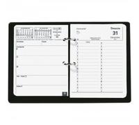 Quo Vadis - Recharge Agenda - 2026 - Bloc Planing - Journalier - Français - 12 mois de janvier à décembre - 11,5x14,5 cm - Papier Clairefontaine blanc