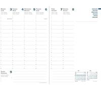 Quo Vadis - Recharge Agenda - 2026 - Ministre Recyclé - Semainier Planning - Multilingue - 13 mois de décembre à décembre - 16x24 cm - Papier Clairefontaine recyclé - Fabrication française