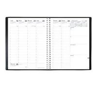 Quo Vadis - Recharge Agenda année scolaire - Spiralé - 2025-2026 - Président S Septembre - Semainier Planning - Français - 13 mois de août à août - 21x27 cm