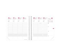 Quo Vadis - Recharge Agenda année scolaire - Spiralé - 2025-2026 - Time & Life Medium - Semainier Planning - Français - 13 mois de août à août - 16x16 cm