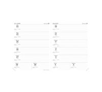 Quo Vadis - Recharge Agenda enseignant - 2025-2026 - Le Professeur - Semainier Horizontal - Français - 12 mois de mi-juillet à mi-juillet - 21x27 cm