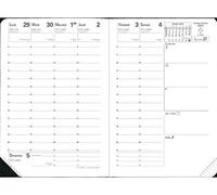 QUO VADIS - Recharge Agenda scolaire - 2025-2026 - Universitaire - Semainier Planning - Français - 13 mois août-août - 10x15cm - Papier blanc
