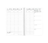Quo Vadis - Recharge Agenda - Spiralé - 2026 - Affaires S - Semainier Planning - Français - 13 mois de décembre à décembre - 10x15 cm - Papier blanc