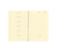 Quo Vadis - Recharge Agenda - Spiralé - 2026 - Note 15 S Prestige - Semainier Notes - Français - 12 mois et 1/2 de mi-décembre à décembre - 10x15 cm