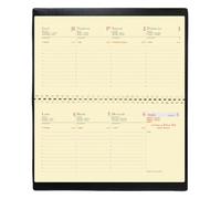 Quo Vadis - Recharge Agenda - Spiralé - 2026 - Planital - Semainier Planning - Français - 12 mois et 1/2 de mi-décembre à décembre - 8,8x17 cm - Papier Clairefontaine ivoire - Fabrication française