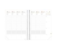 Quo Vadis - Recharge Agenda Spiralé - 2026 - Time & Life Xlarge - Semainier Planning - Français - 13 mois décembre-décembre - 21x27cm - Papier blanc