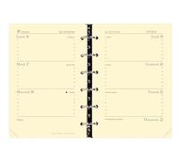 Quo Vadis Recharge organiseur Timer 14 Horizontal Prestige 2025-2026 Semainier FR 16 mois 8x12,5 cm
