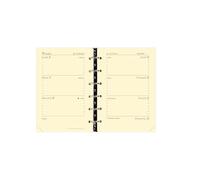 Quo Vadis - Recharge Organiseur - 2025-2026 - Timer 14 Horizontal Prestige - Semainier Horizontal - Français - 16 mois de septembre à décembre - 8x12,5 cm