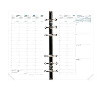 Quo Vadis Recharge organiseur Timer 17 Semainier 16 mois 2025-2026 10x17 cm Papier Clairefontaine