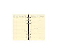 Quo Vadis - Recharge Organiseur - 2024-2025 - Timer 17 Prestige - Semainier Planning - Français - 16 mois de septembre à décembre - 10x17 cm - Papier Clairefontaine ivoire - Fabrication française