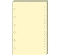 Quo Vadis - Recharge Organiseur - BLOC-NOTES T14 Ivoire - 8x12,5 cm - Papier Clairefontaine ivoire - Fabrication française