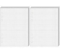 Quo Vadis - Recharge Organiseur - BLOC-NOTES T17 Blanc - 10x17 cm - Papier Clairefontaine blanc - Fabrication française (Lot de 2)