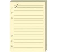 Quo Vadis Recharge organiseur Fiches notes T17 Ivoire 10x17 cm Papier Clairefontaine