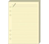 Quo Vadis - Recharge Organiseur - FICHES NOTES T29 Ivoire - 21x29,7 cm - Papier Clairefontaine ivoire - Fabrication française