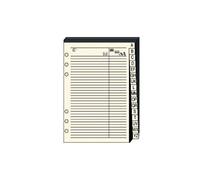 Quo Vadis - Accessoires de TIMER - Recharge REPERTOIRE TEL pour TIMER 21 - Papier ivoire Clairefontaine - Format 15x21cm