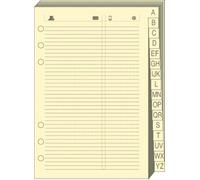 Quo Vadis Recharge Organiseur Répertoire TEL T29 – 21×29,7 cm Ivoire – Papier Clairefontaine