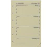 Quo Vadis - Recharge Organiseur Timer 14 16 Mois Horizontale Papier Ivoire G