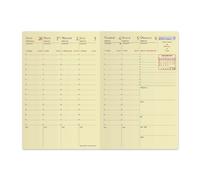 QUO VADIS Recharge (Sans Couverture) Agenda Affaires Prestige + Répert. FR 10 x 15 cm