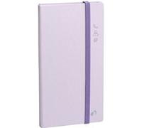 Quo Vadis - Répertoire alphabétique - Pastel - Violet - 8,8x17 cm - Papier Clairefontaine blanc - Fabrication française Violet G