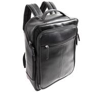 Quo Vadis - Sac à dos - Rangers - Noir - 43x30x14 cm - Cuir pleine fleur de buffle - 2 compartiment(s) - Avec bretelles et poignée