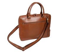 Quo Vadis - Sacoche - Rangers - Marron - 40x29,5x5 cm - Cuir pleine fleur de buffle - 2 compartiment(s) - Avec bandoulière et poignée