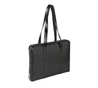 Quo Vadis - Sacoche - Satiny - Noir - 38x28,5x5 cm - Cuir pleine fleur de vachette - 2 compartiment(s) - Avec bretelles