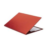 Quo Vadis - Sous-main à rabat - Satiny - Orange - 56x38 cm - Cuir pleine fleur de vachette