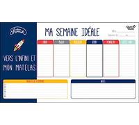 Quo Vadis - Sous-main perpétuel à feuillets - Français - Shaman - Multicolore - Perpétuel - 25x43 cm - Papier Clairefontaine blanc - Fabrication française - Visuel matelas