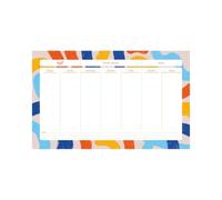 Quo Vadis - Sous-main perpétuel à feuillets - Multilingue - Iconique - Jaune - 16,5x26,5 cm - Papier Clairefontaine blanc - Fabrication française