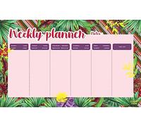 Quo Vadis - Sous-main perpétuel à feuillets - Multilingue - Jungle spirit - Multicolore - Perpétuel - 16,5x26,5 cm - Papier Clairefontaine blanc - Fabrication française