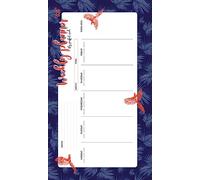 Quo Vadis - Sous-main perpétuel à feuillets - Multilingue - Jungle spirit - Multicolore - Perpétuel - 25x43 cm - Papier Clairefontaine blanc - Fabrication française